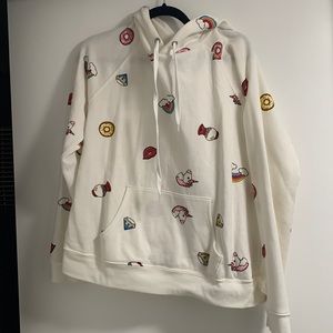 Brand new forever 21 , never worn unicorn/rainbow/gumball hoodie sweater